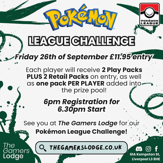 Pokémon Trading Card Game - Official Pokémon League Challenge! - Friday, 26th of September 2025