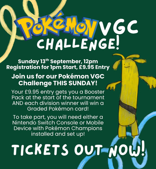 TICKET - Pokémon VGC Challenge - 13/09/26