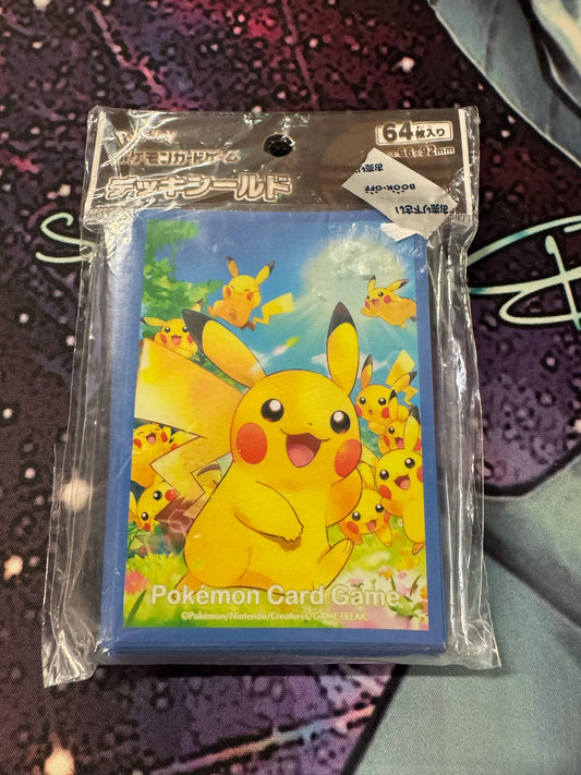 Pokemon TCG: Pikachu's Pokemon Center 64 Sleeves (Sealed)