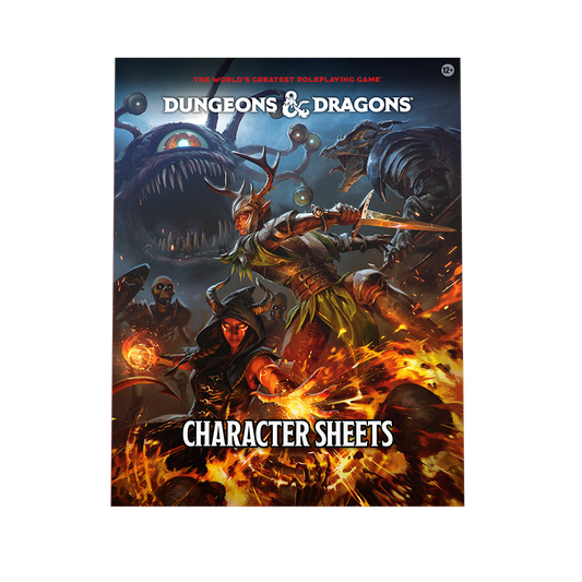 d&d 2024 character sheets front cover