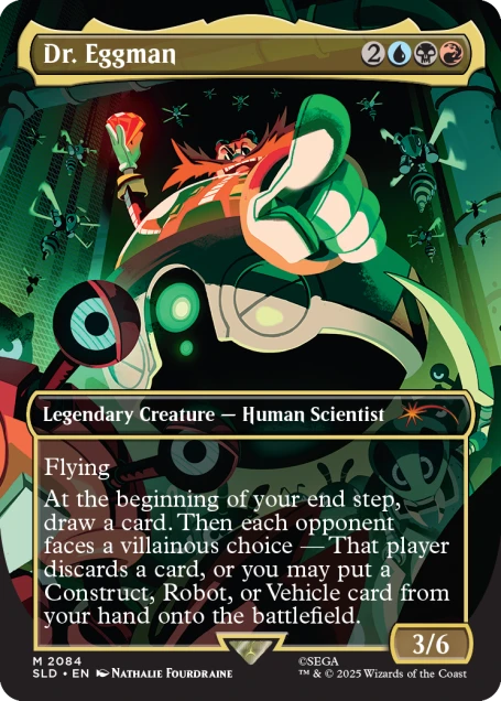 MTG Secret Lair - Friends & Foes Sonic The Hedgehog 