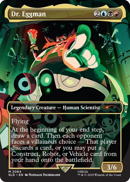 MTG Secret Lair - Friends & Foes Sonic The Hedgehog 