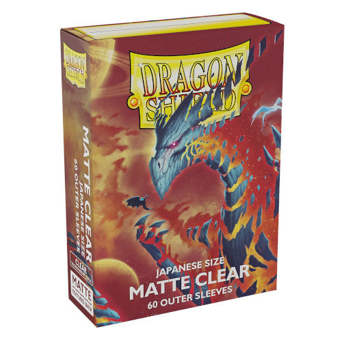 Dragon Shield - Perfect Fit Japanese Size Outer Sleeves 60pk - Clear