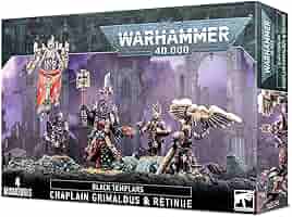 Warhammer40K: Black Templars - Chaplain Grimaldus & Retinue