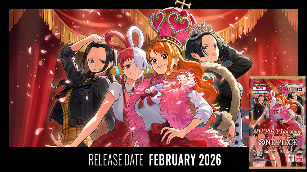 Pre-Order: One Piece TCG: EB-03 Heroines Release Date 20.02.2026