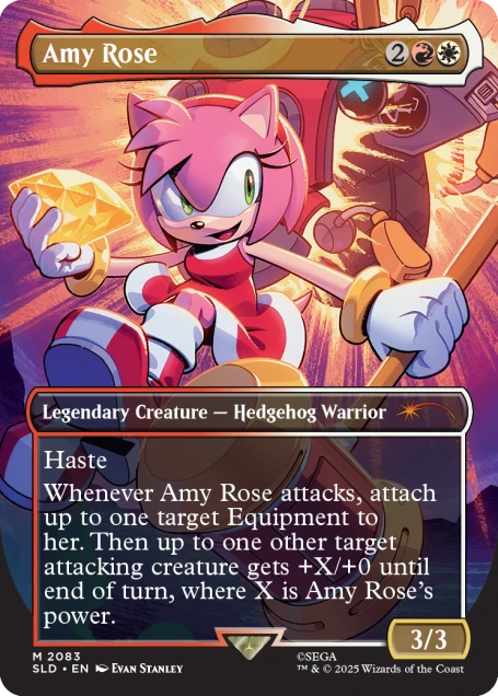 MTG Secret Lair - Friends & Foes Sonic The Hedgehog 