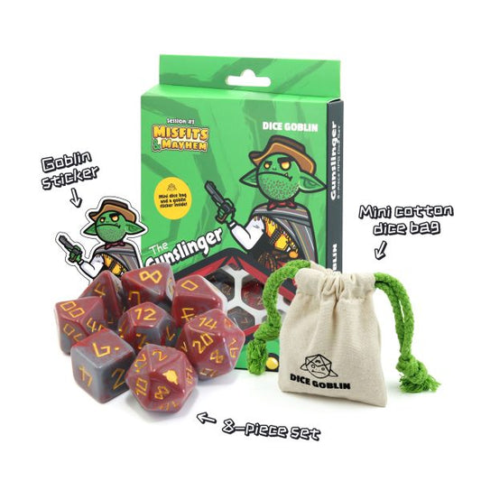 Dice Goblin: The Gunslinger - Dice Set