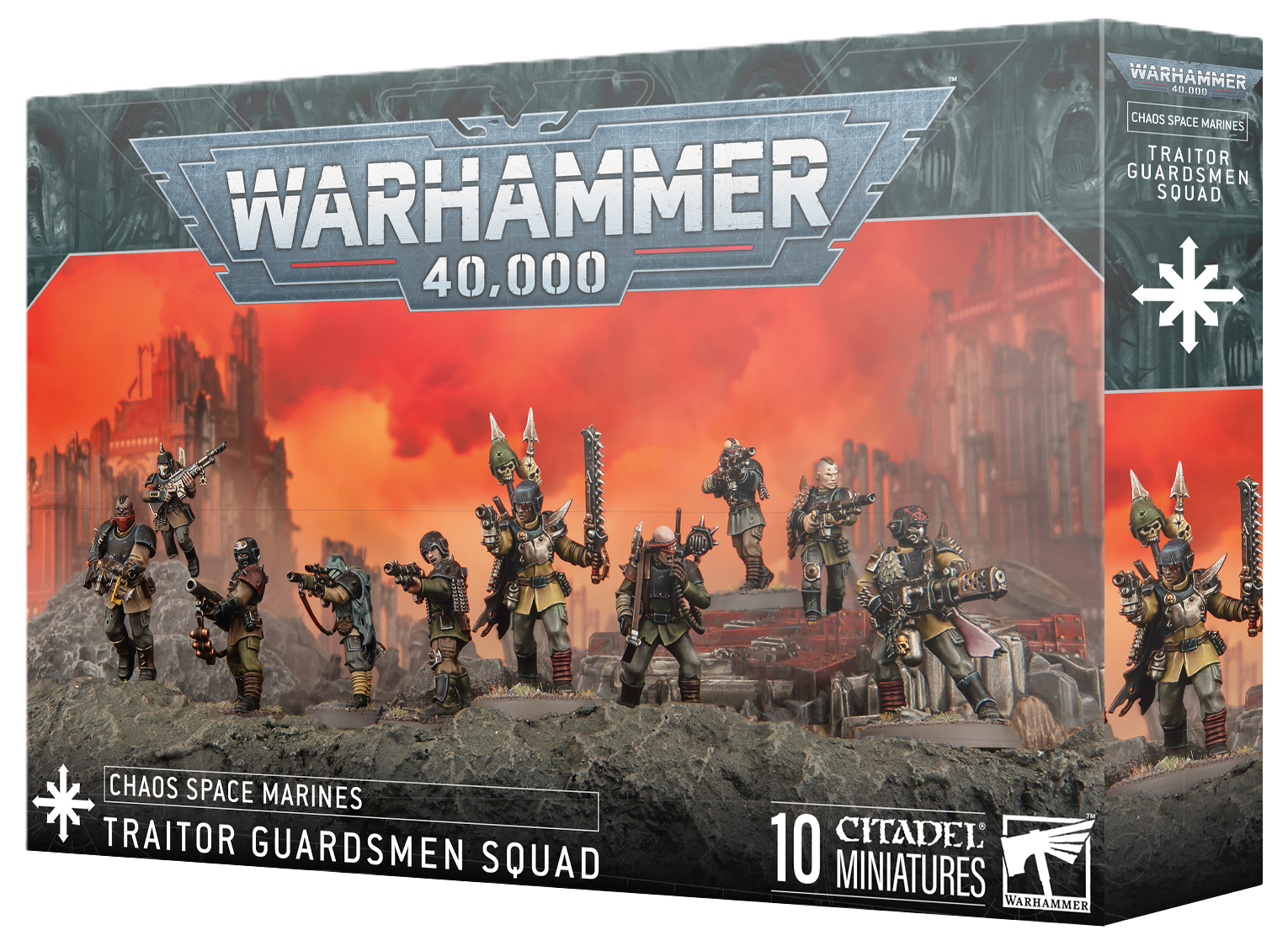 Warhammer 40K: Chaos Space Marines Traitor Guardsmen Squad - PRE-ORDER - Release Date - 08/11/25