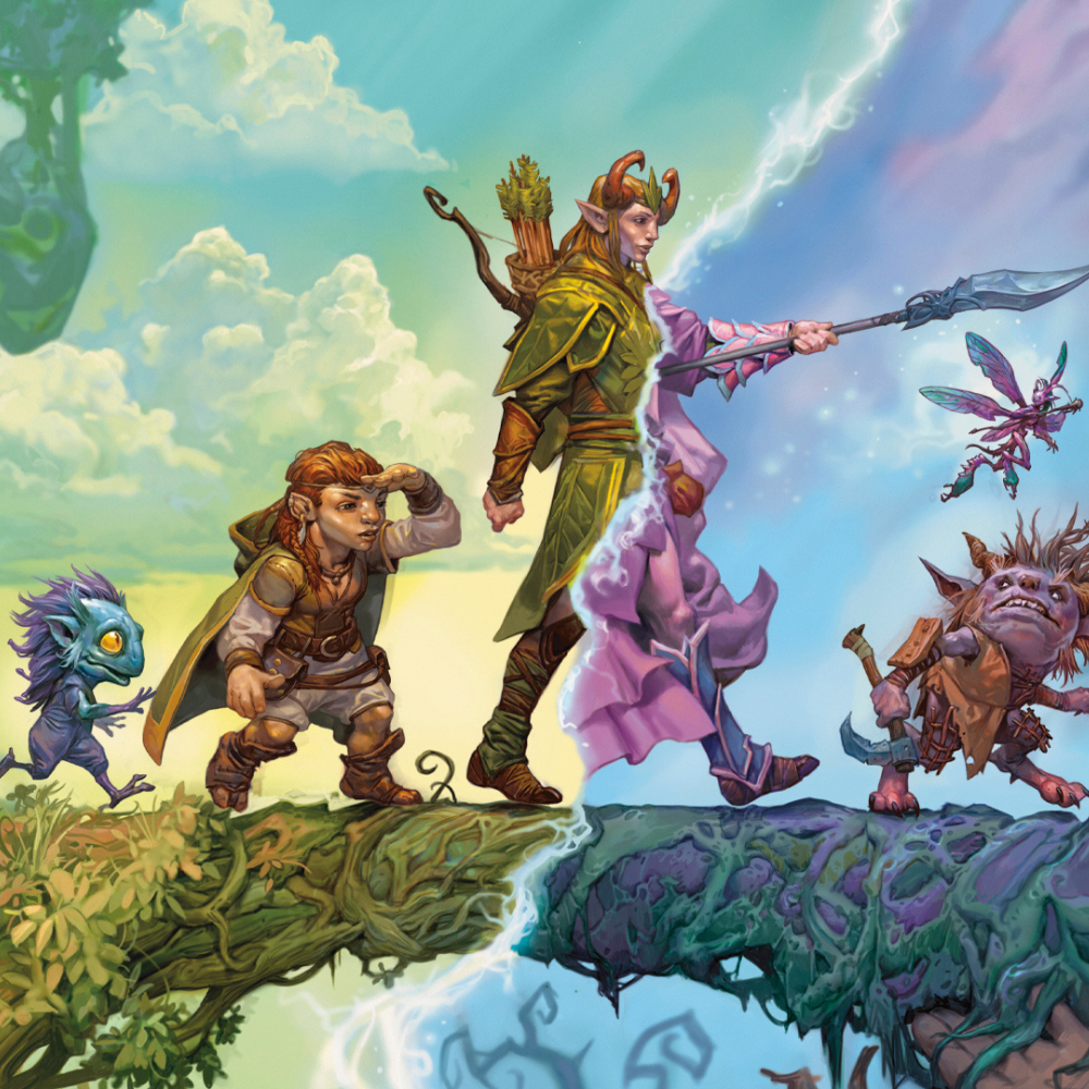 lorwyn eclipsed official art image featuring a band of adventurers passing through the boundary