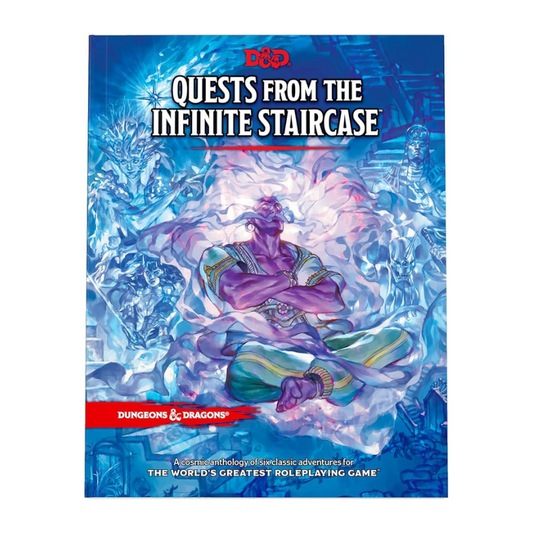 quests from the infinite staircase dungeons and dragons book front cover