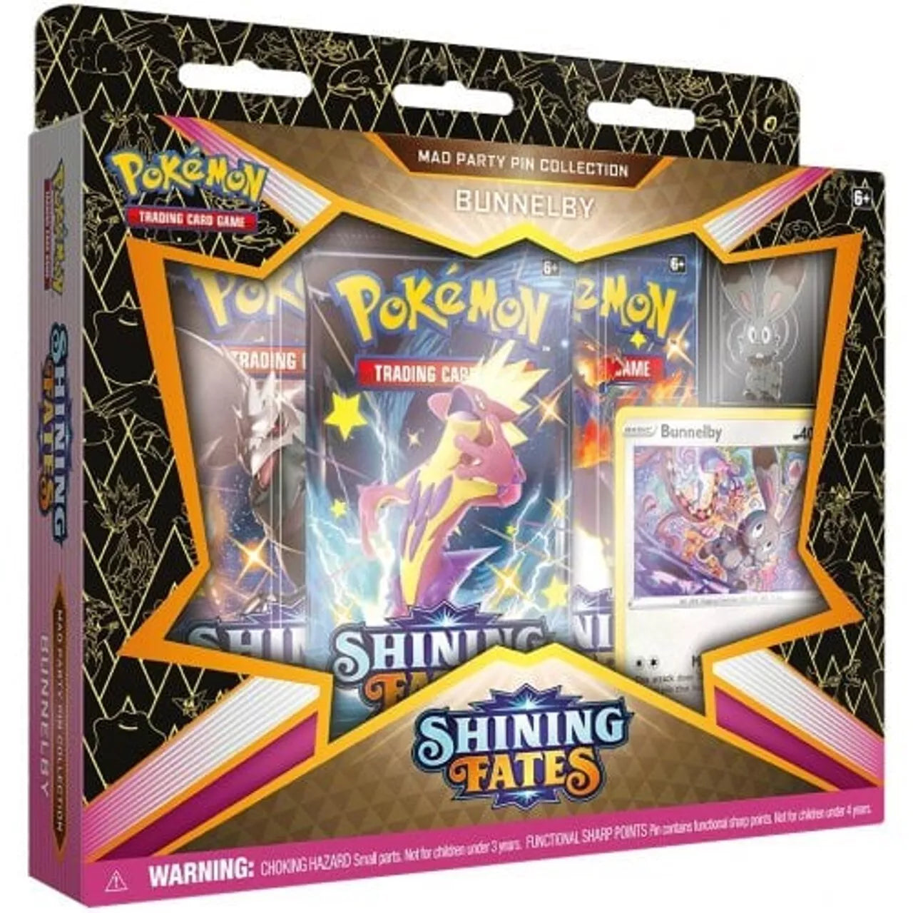 Pokemon Company TCG: Shining Fates Mad Party Pin Collection