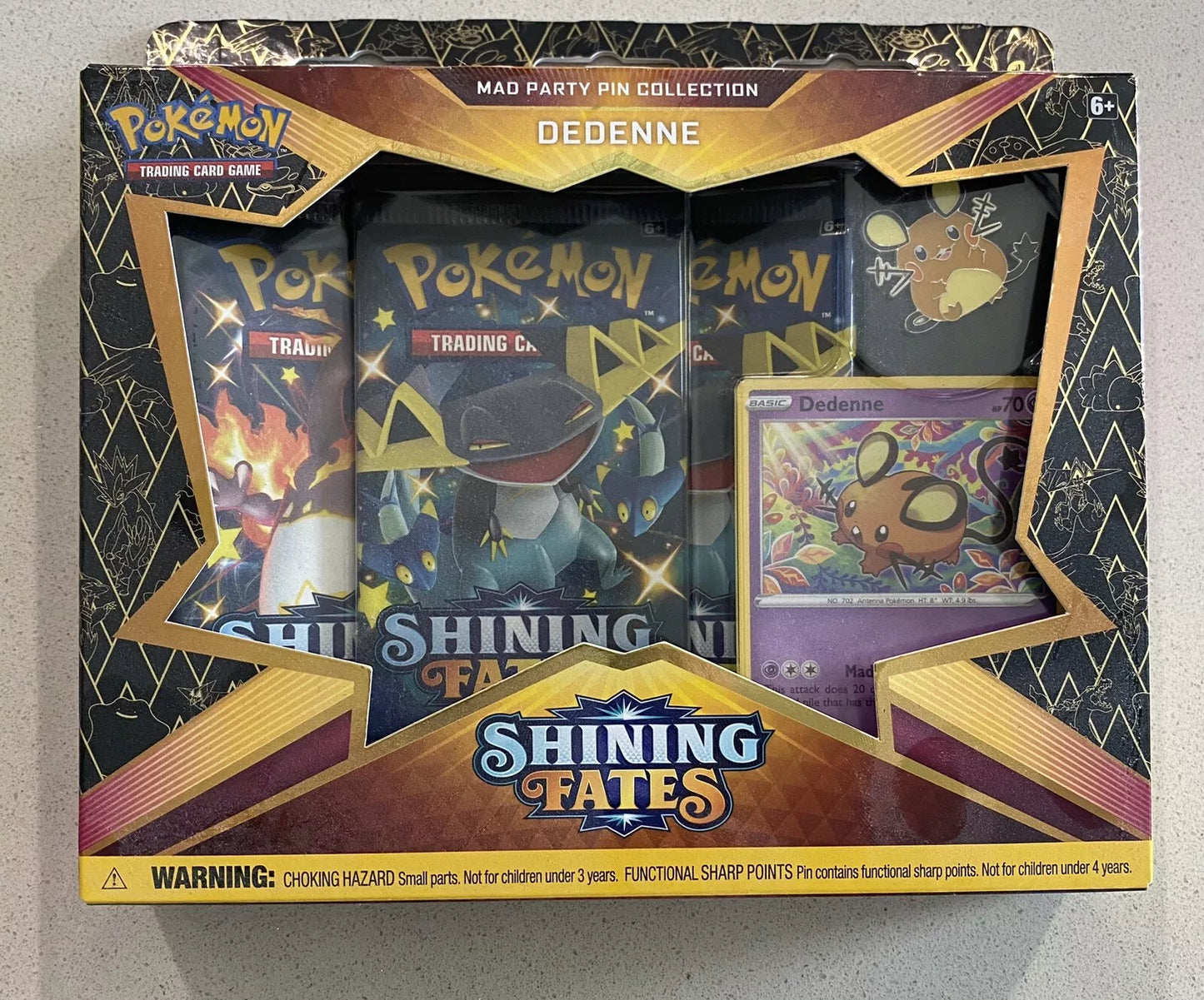 Pokemon Company TCG: Shining Fates Mad Party Pin Collection