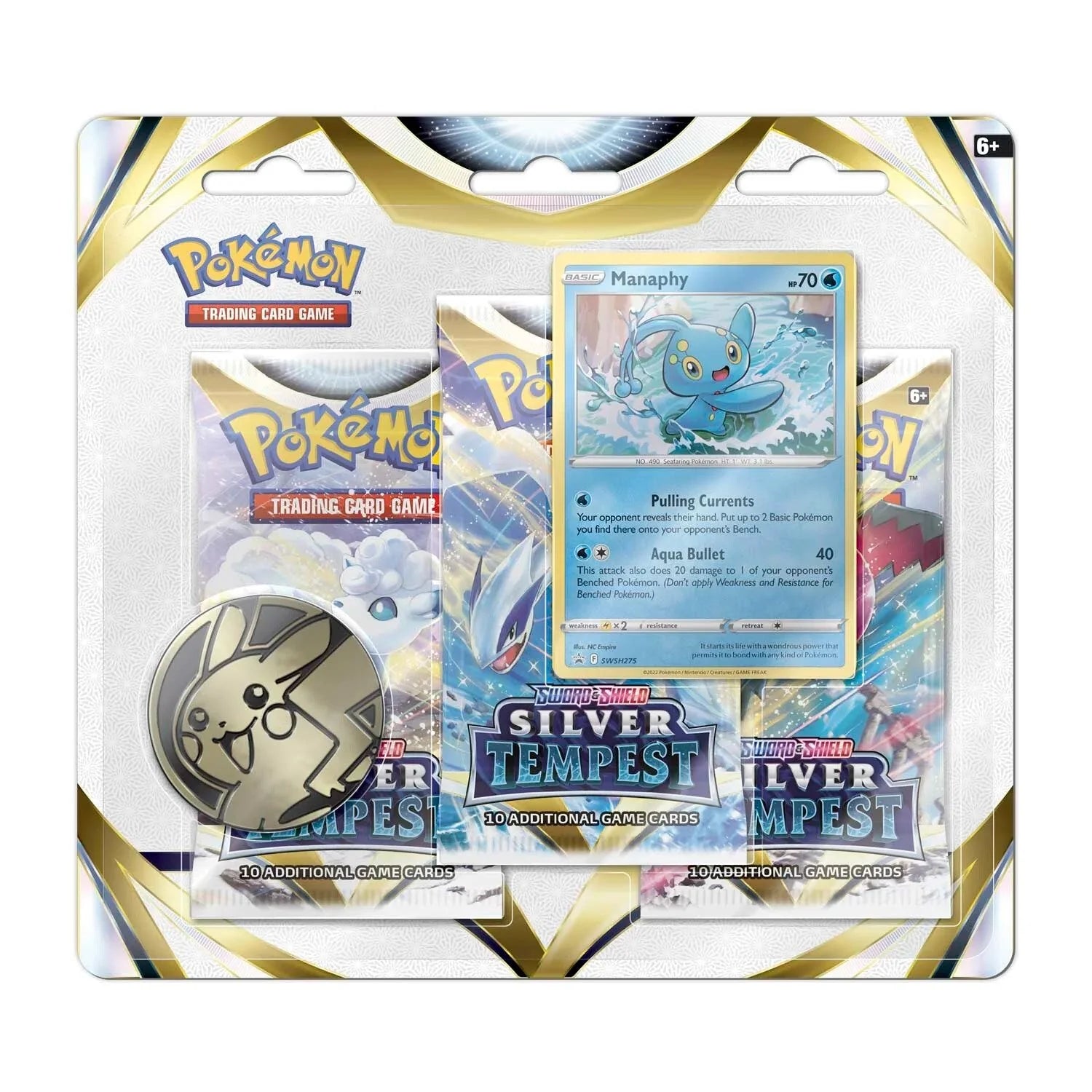 Pokemon Company TCG: Silver Tempest Triple Blister Pack