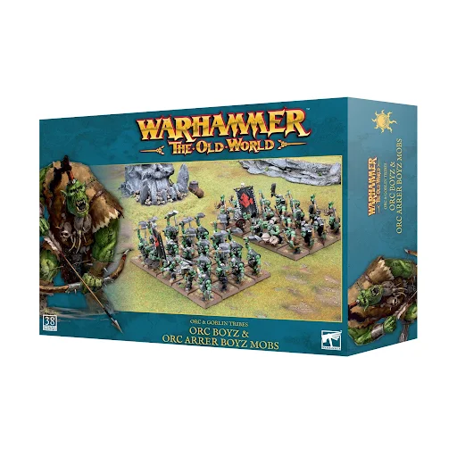 Warhammer The Old World - Orc & Goblin Tribes Orc Boyz & Orc Arrer Boyz Mobs